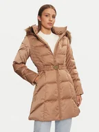 Kurtki damskie - Guess Kurtka puchowa New Olga W4BL40 WEX52 Beżowy Regular Fit - miniaturka - grafika 1