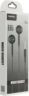 PAVAREL Partner Tele.com PA-E65 czarne - Słuchawki - miniaturka - grafika 1
