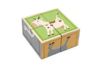 Układanki dla dzieci - Scratch Europe Puzzle 4 Klocki FARMA - Scratch 6181102 - miniaturka - grafika 1