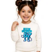 Bluzy dla dziewczynek - BLUZA DZIECIĘCA 67 SIX SEVEN KLOCKI VIRAL DLA CHŁOPCA DZIEWCZYNKI 134-140 - miniaturka - grafika 1