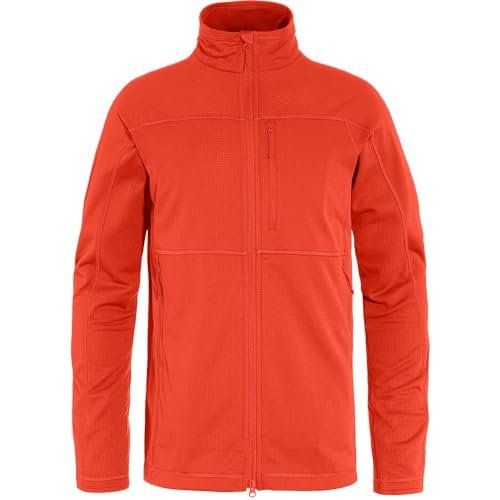 Fjallraven 86971-214 Abisko Lite kurtka polarowa M kurtka męska Flame Orange rozmiar L