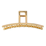 Ozdoby do włosów - Klamra do Włosów Złota Duża XXL Spinka Francuska Metalowa i Wytrzymała - miniaturka - grafika 1