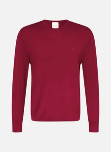 Calvin Klein Sweter Z Wełny Merino rot - Swetry męskie - miniaturka - grafika 1