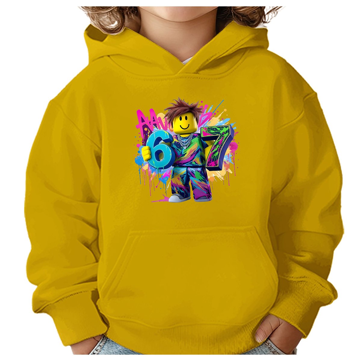 BLUZA DZIECIĘCA 67 SIX SEVEN VIRAL ROBLOX 104 CHŁOPIĘCA DZIEWCZĘCA