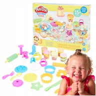 Masy plastyczne - KREATYWNY DUŻY ZESTAW DO ZABAWY PLAYDOH KUCHNIA WYPIEKI Z CIASTOLINY - miniaturka - grafika 1