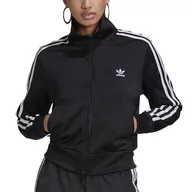 Bluzy sportowe damskie - Bluza adidas Originals  Adicolor Classics Firebird Primeblue Track Jacket GN2817 - czarna - Adidas - miniaturka - grafika 1