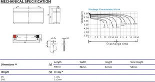Akumulator VRLA AGM 6V/1,3Ah - Ładowarki i akumulatory - miniaturka - grafika 1