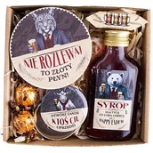 Zestawy upominkowe - PREZENT dla mężczyzny DZIADKA TATY CHŁOPAKA urodziny 18-99 syrop podkładka otwieracz - miniaturka - grafika 1