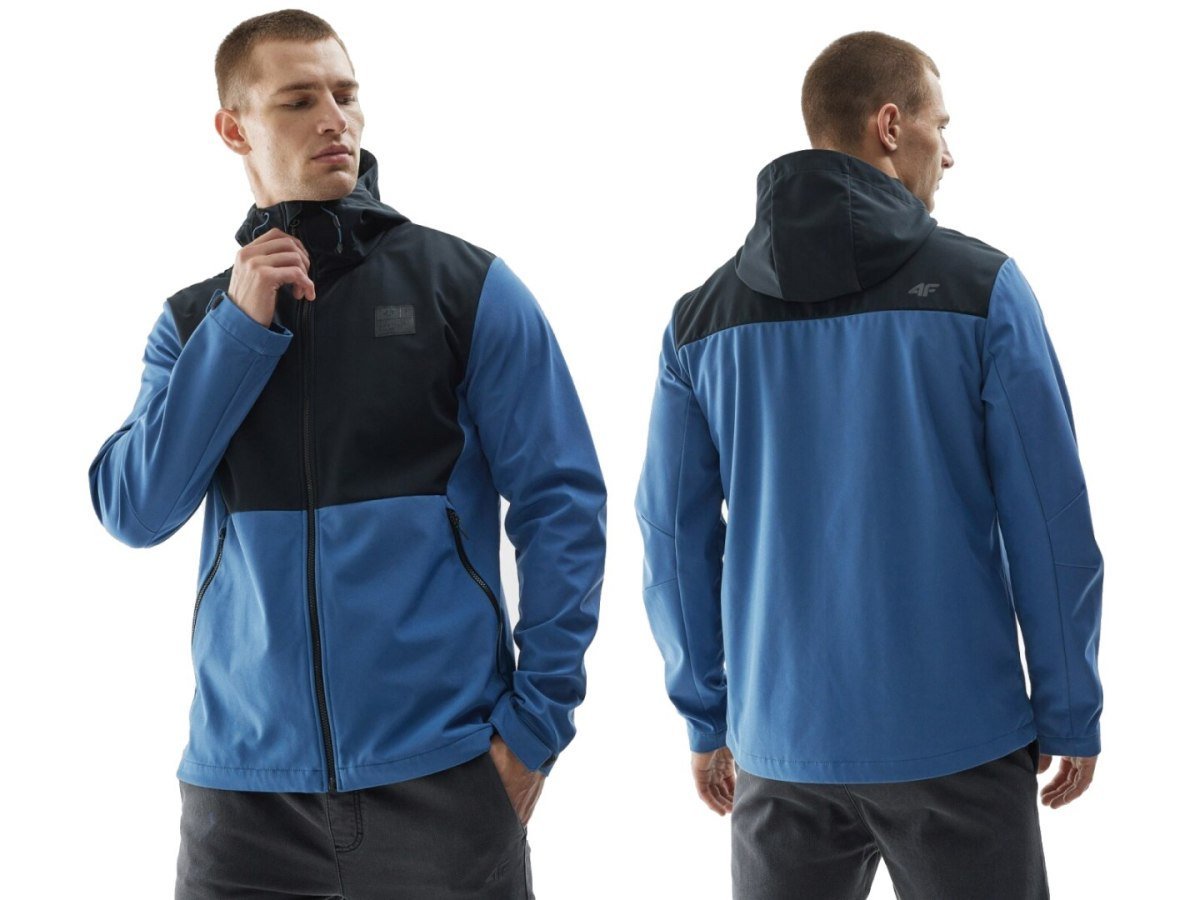 4F MĘSKA KURTKA SOFTSHELL WIATROODPORNA MEMBRANA 5000 NEODRY rozm XL