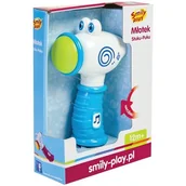 Zabawki interaktywne dla dzieci - Smily play MŁOTEK STUKU-PUKU NIEBIESKI 24/48 SP83135 AN01 - miniaturka - grafika 1