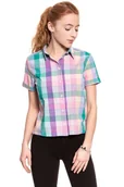 Koszule damskie - Wrangler, Koszula damska, Ss Shirt Sea Pink W5235Shwf, rozmiar S - miniaturka - grafika 1