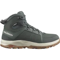 Buty zimowe męskie - Męskie Buty zimowe SALOMON OUTCHILL TS CSWP L47328100 – Zielony - miniaturka - grafika 1