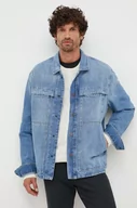 Kurtki męskie - Pepe Jeans kurtka jeansowa męska kolor niebieski przejściowa - miniaturka - grafika 1