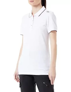 Koszulki i topy damskie - CMP T-shirt damski Polo 39d8356 biały Bianco 36 - grafika 1