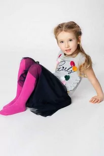 Dziecięce Rajstopy Bawełniane Julia Fuxia Marilyn - Rajstopy dziecięce - miniaturka - grafika 1