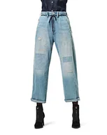 Spodnie damskie - G-STAR RAW Lintell High Dad dżinsy damskie, Niebieski (Vintage Marine Blue Restored D17196-9657-b482), 29W / 32L - miniaturka - grafika 1