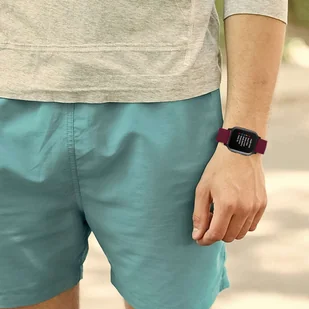 Pasek uniwersalny Alogy Strap z klamrą na smartwatch zegarek 18mm bordowy - Akcesoria do smartwatchy - miniaturka - grafika 7