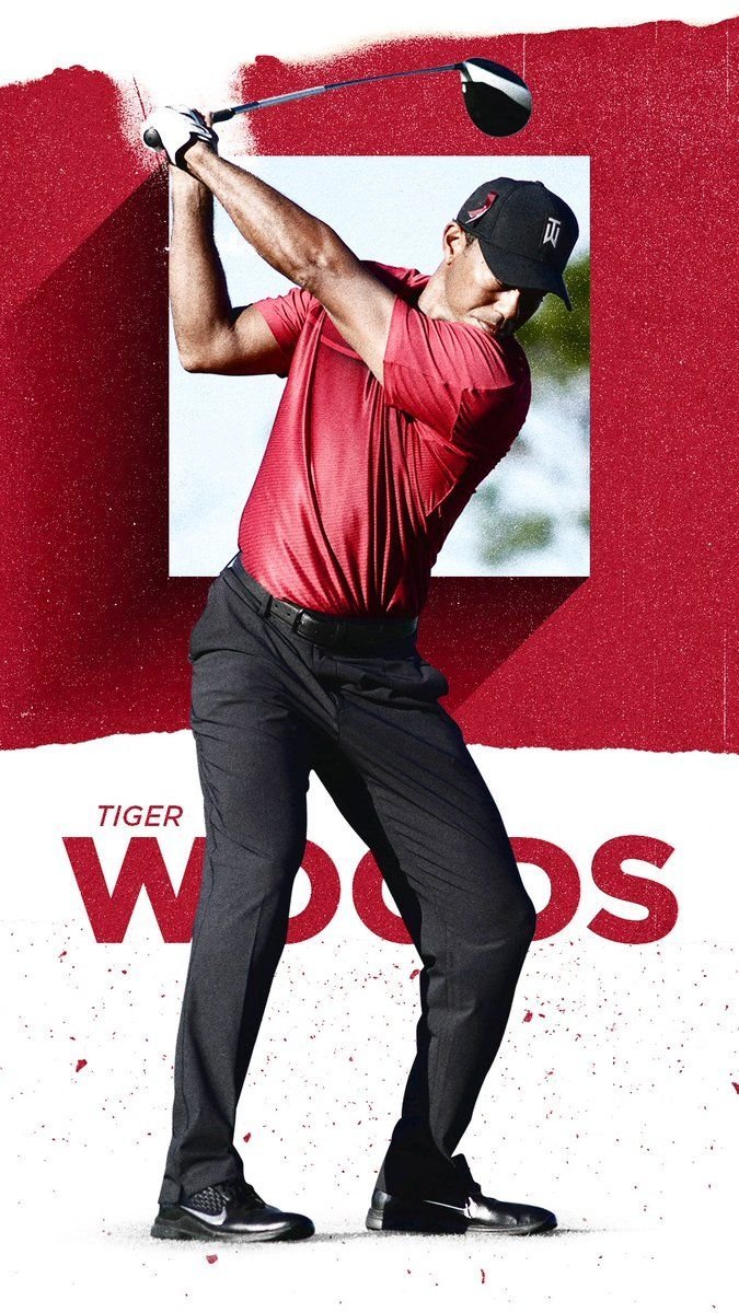 PODKŁADKA POD MYSZ Z Nadrukiem 22x18 cm Tiger Woods GOLF Tekst Prezent