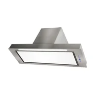 Okapy kuchenne - Toflesz Lumino 89,5 OK4-245 Inox/szkło białe - miniaturka - grafika 1