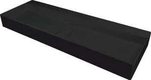 Deante Umywalka granitowa nablatowa Blur czarna nero CQB_NU1S - Umywalki - miniaturka - grafika 1