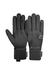 Reusch Unisex Power Stretch Touch-TEC krótkie zakończenie, szybkoschnące rękawice sportowe do biegania, jazdy na rowerze, wędrówek, ekran dotykowy rękawiczki zimowe, czarne, rozmiar 7,5, czarny - Rękawiczki - miniaturka - grafika 1