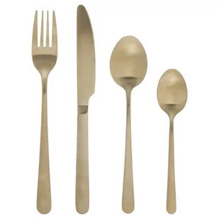 Secret de Gourmet Komplet sztućców GREEN HARMONY 24 elementy kolor złoty 173746 - Zestawy sztućców - miniaturka - grafika 1