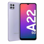 Telefony komórkowe - Samsung Galaxy A22 5G 4GB/64GB Dual Sim Fioletowy - miniaturka - grafika 1