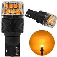Żarówki samochodowe - W16W LED T15 12V Canbus 1000lm Pomara��czowy - miniaturka - grafika 1