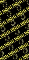 Podkładki pod mysz - PODKŁADKA POD MYSZ Nadruk 22x18 cm Nirvana Smiley Kurt Cobain ROCK Prezent - miniaturka - grafika 1