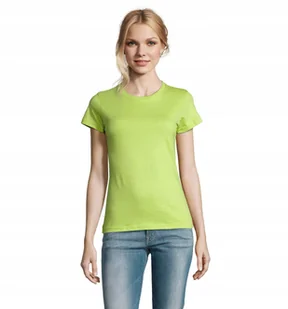 T-shirt Koszulka Damska WYSOKA JAKOŚĆ Sol's IMPERIAL 11502 Apple Green XXL - Koszulki i topy damskie - miniaturka - grafika 1