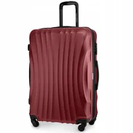 Walizki - Duża walizka podróżna na kółkach RYANAIR WIZZAIR 90L twarda XXL ZAGATTO - miniaturka - grafika 1