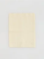 Apaszki i szaliki damskie - Reserved - Bawełniany komin z aplikacją - złamana biel - miniaturka - grafika 1