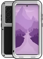 Etui i futerały do telefonów - LOVE MEI Etui Pancerne Powerful do Galaxy S24 Ultra, srebrne - miniaturka - grafika 1