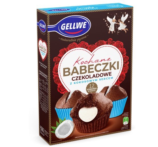 GELLWE BABECZKI CZEKOLADOWE Z KOKOSEM 311G