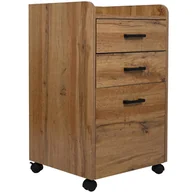 Szafki biurowe - Szafka na kółkach z szufladą olcha stolik 42x40x72 VBS3A Begryf - miniaturka - grafika 1