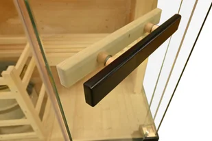 Sauna fińska narożna TS4C Black z piecem - Sauny - miniaturka - grafika 2