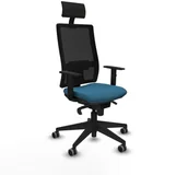 Fotele i krzesła biurowe - Krzesło Biurowe Piqueras y Crespo 1D066G1 Zieleń naftowa - miniaturka - grafika 1