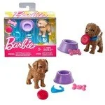 Lalki dla dziewczynek - Mattel Barbie Akcesoria w pudełku Piesek - miniaturka - grafika 1