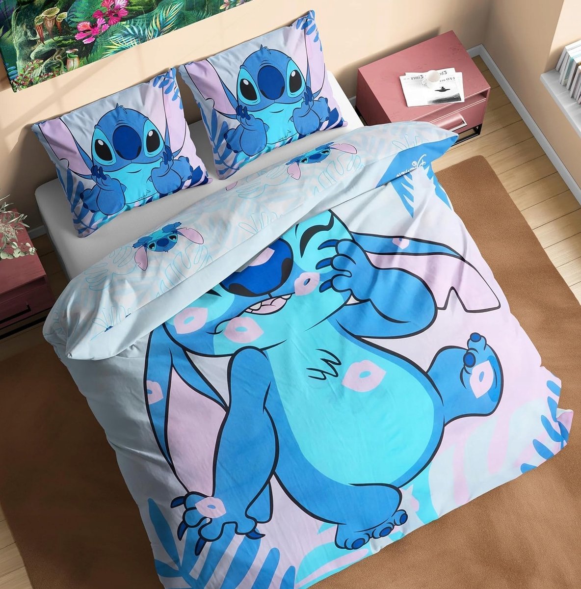 POŚCIELI ZESTAW 200X200CM BAWEŁNA POLIESTER ODDYCHAJĄCY WZÓR KRESKÓWKA