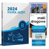 Podręczniki dla szkół zawodowych - Prawo jazdy kat.B 2024. Książka + Testy online + Znaki drogowe + Budowa samochodu - miniaturka - grafika 1
