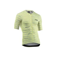 Koszulki rowerowe - Koszulka rowerowa mtb gravel NORTHWAVE Blade Jersey żółty - miniaturka - grafika 1