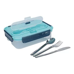 Built Built-Lunch Box ze Sztućcami RETRO UPOMINKARNIA uniwersalny - Lunch boxy - miniaturka - grafika 1