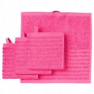 Ręczniki - IKEA VAGSJON Ręcznik komplet 4 szt 30x30 cm do rąk RÓŻOWY róż - miniaturka - grafika 1