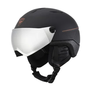 Kask Rossignol Fit Visor Impacts Photochromic Ski Helmet Black 2025 - Kaski narciarskie - miniaturka - grafika 1