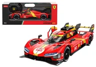 Zabawki zdalnie sterowane - Auto R/C 1:24 Zdalnie Sterowane Sportowe Ferrari 499P Czerwone - miniaturka - grafika 1