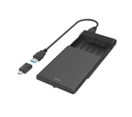 Etui na twarde dyski - Hama 200760 SSD HDD 2.5" Szary - miniaturka - grafika 1