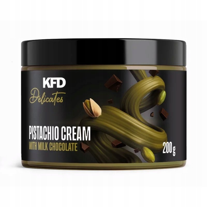 KFD Krem pistacjowy z mleczną czekoladą 200g