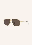 Okulary przeciwsłoneczne - Cartier Sunglasses Okulary Przeciwsłoneczne ct0270s gold - miniaturka - grafika 1