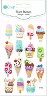 Zabawki kreatywne - Naklejki z pianki lody 15 szt. - miniaturka - grafika 1