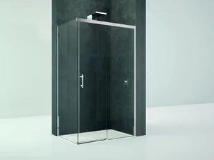 Novellini Kali 120x70 Crystal Clear KALIPH116-1B/KALIFH68-1B - Kabiny prysznicowe - miniaturka - grafika 2